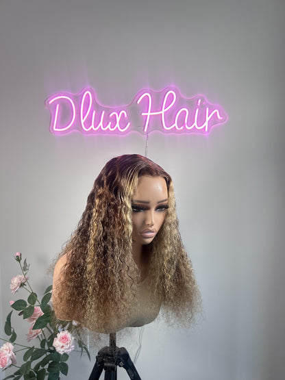 Dlux Wave Honey Blonde With Brown Roots