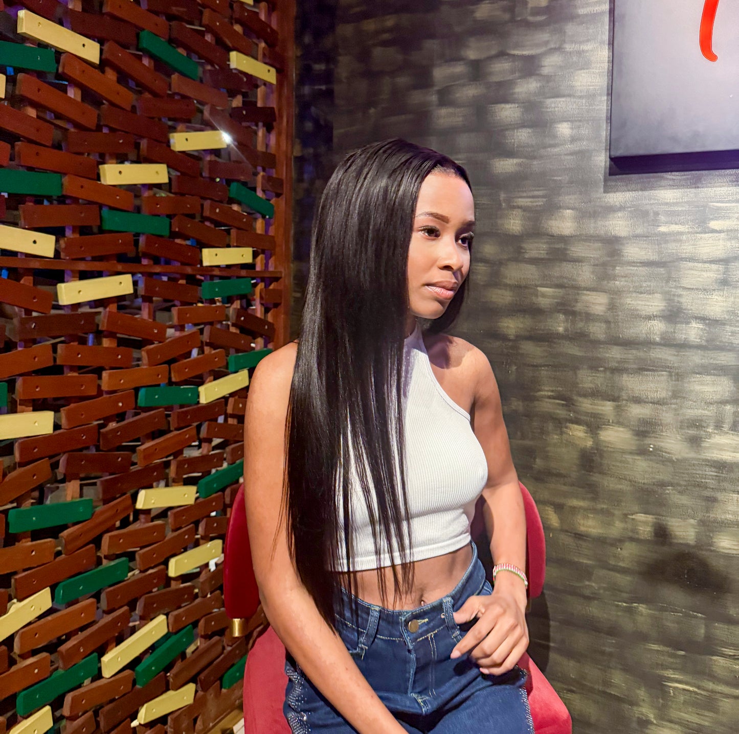 Dlux Natural Black Straight 13x6