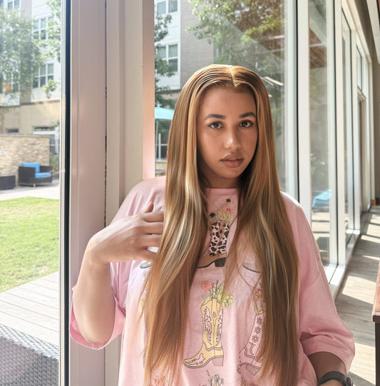 Dlux Straight Honey Double Drawn